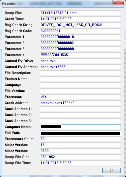 how to fix windows 7 blue screen crash dump